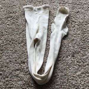 Never worn Hanna Andersson winter white tights size 10 girls